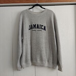 Jamaica One Love Heather Gray Sweatshirt